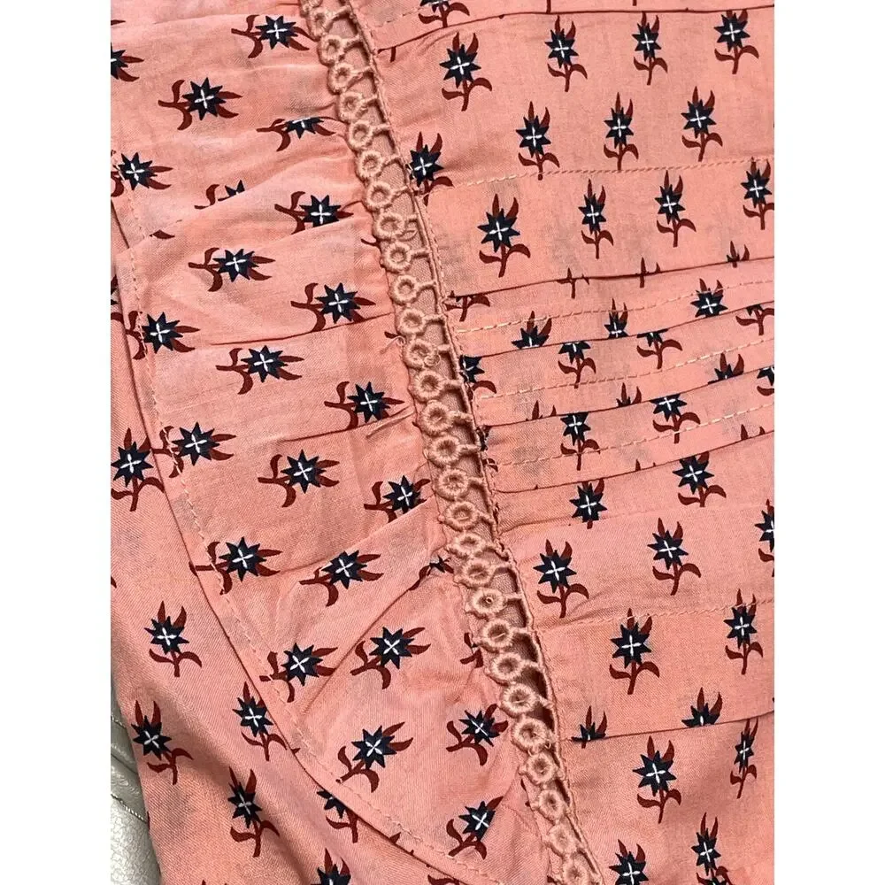 Scotch & Soda All over Print Pinafore Girl's Sundress size 8 NEW